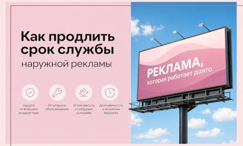 Как продлить срок службы наружной рекламы в Балашове