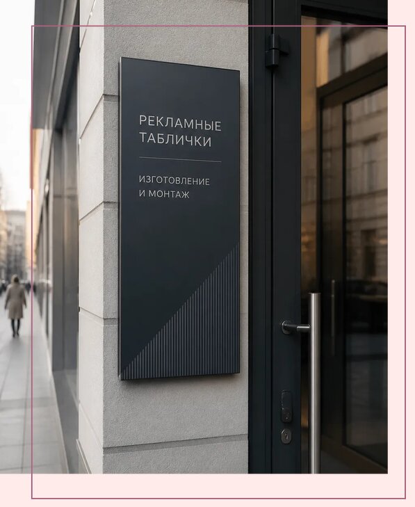 Рекламные таблички в Балашове по цене от 4576 р. | Аванза-Бла
