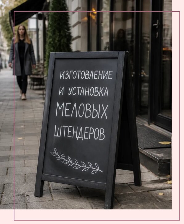 Меловые штендеры в Балашове по цене от 6610 р. | Аванза-Бла